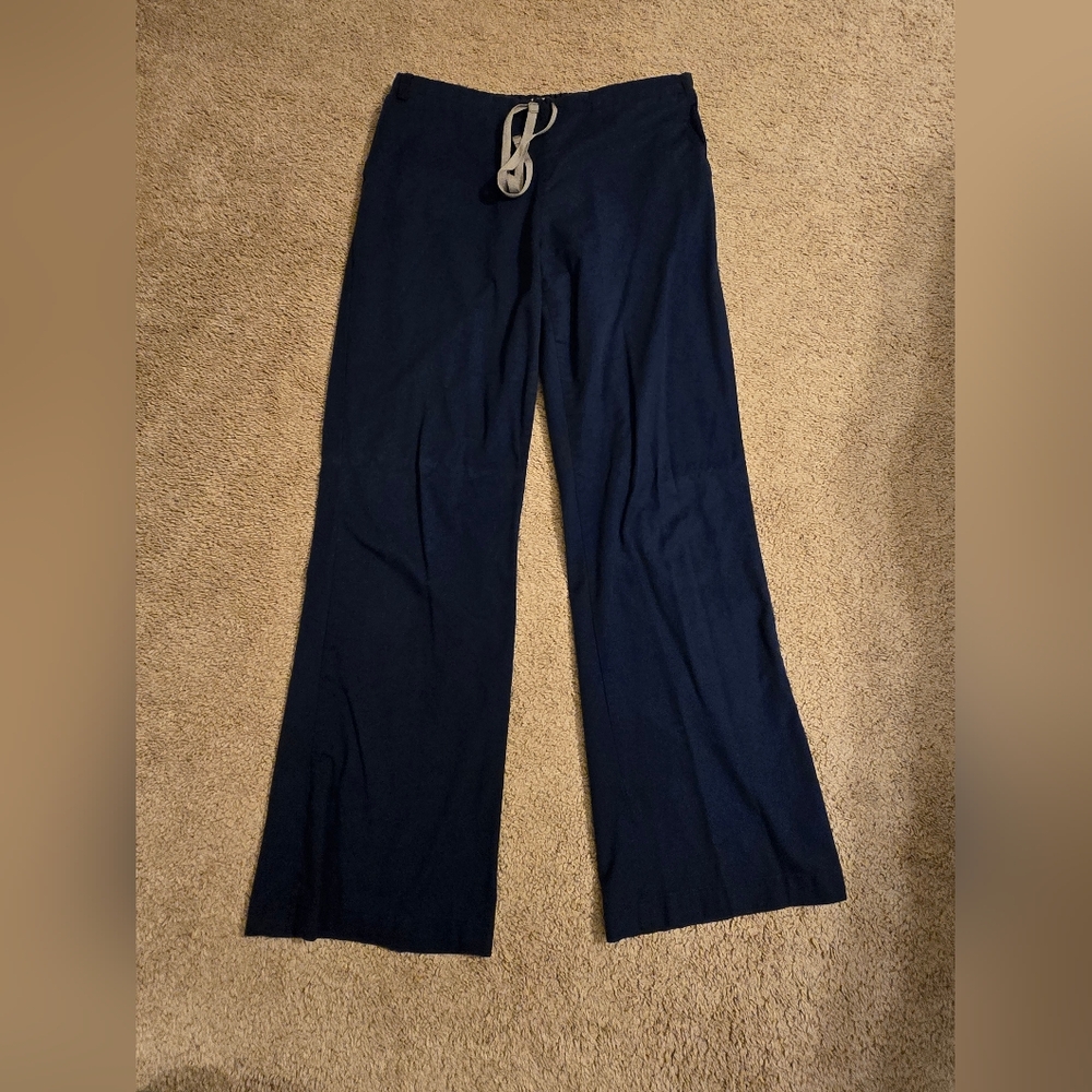 Navy Blue Scrub Pants Wonder Work Nurse